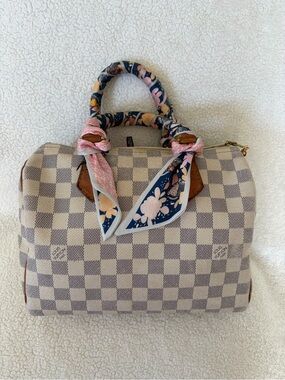 Louis Vuitton Vintage Speedy 25 Damier Azur